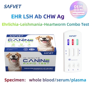 Veterinaire Benodigdheden 5 In1 Chw/Ehr/Bab/Ana/Lyme Diarree Pet <span class=keywords><strong>Rapid</strong></span> Ab Combo Snelle Testkit Voor Hondenhonden - Product Image 3