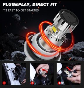 LANSEKO alogeno dimensioni CB10 CANBUS 7443 senza errori T20 W21/5W luci dei freni a LED con 2800lm 28W per auto luci a lampadina a LED - Product Image 6