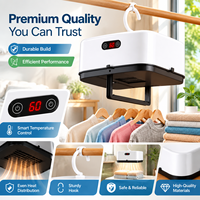 Séchoir à linge automatique pour la maison, séchoir compact chauffant pour l'intérieur, séchoir mural électrique portable pour les voyages
