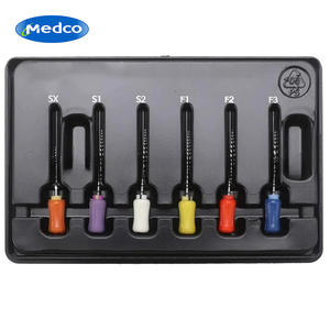 Kit de limeurs dentaires Medco en nickel-titane pour le nettoyage manuel des canaux radiculaires, outils pour le remplissage dentaire - Product Image 1