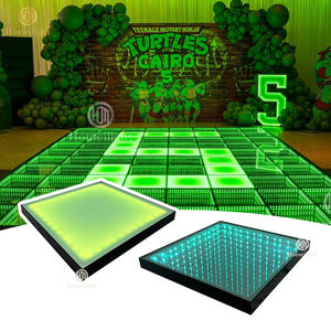 Dalles <span class=keywords><strong>de</strong></span> sol lumineuses pour événements et fêtes, LED, danse, 3D, effet infini, mat, éclairage, piste <span class=keywords><strong>de</strong></span> danse <span class=keywords><strong>de</strong></span> mariage - Product Image 1