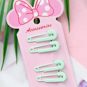 Miaobei 4cm nouveau fun simulation broche alliage pince à cheveux creux couleur bonbon sans couture canard bec <span class=keywords><strong>frange</strong></span> - Product Image 4