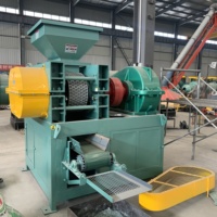 Presse à briquettes hydraulique compacte en forme d'oreiller pour la fabrication de briquettes de charbon de bois, de poudre de coke et de bio-charbon – Prix usine