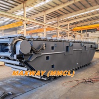 Châssis flottant pour excavatrice amphibie, MAXWAY (MMCL), Modèle : MAX200PU