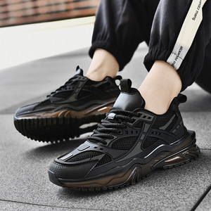 Nouvelles chaussures de sport tendance pour hommes - matériau en mesh pour une respirabilité optimale, grandes tailles, chaussures de course décontractées - Product Image 2