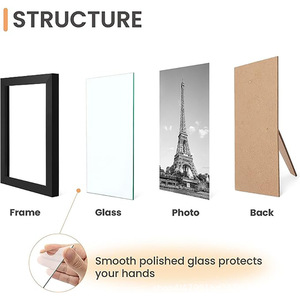 Hot Selling Handmade A5 <b>A4</b> A3 8.5x11 PVC <b>Certificate</b> Photo Diploma <b>Frame</b> with UV Printing for Students' Graduation - Product Image 3