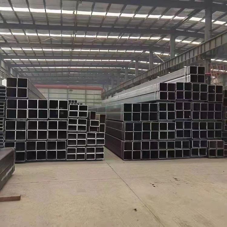Carbon Steel ERW Rectangular EMT Pipe S235JR 60x120mm X 1.5mm Black 6m ...