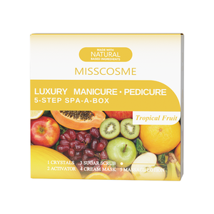 Chine Spa Kit de pédicure Fabricant d'approvisionnement Produit de soin de la peau des pieds personnalisé Ensemble de pédicure Spa en 5 étapes - Product Image 1