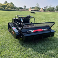 Cortadora de Césped Robótica con Motor Diésel, Diseño Nuevo y Más Vendida, con Control Remoto Inteligente y Certificación CE EPA