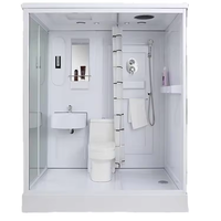 Cabine de douche et de salle de bain préfabriquée de luxe