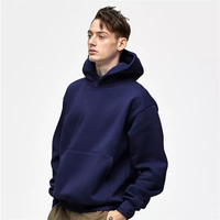 Sweats à capuche pour hommes en coton 100% de qualité supérieure, personnalisables avec logo, en gros, style streetwear surdimensionné, avec impression