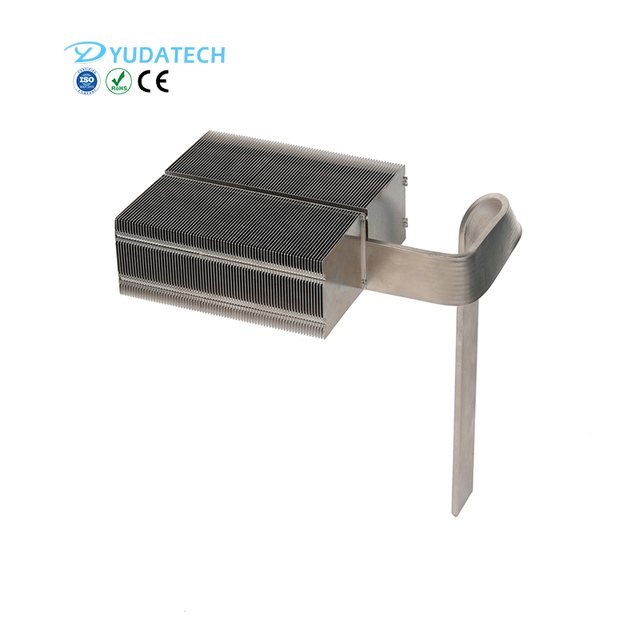 Custom Size Equipment Cooling Heatsink with Vapor Chambers Soldered Aluminum Buckle Fin