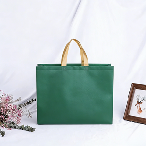 Sac à main publicitaire pliable en <span class=keywords><strong>toile</strong></span> non tissée avec fermeture à glissière, logo imprimé, sacs de courses à transfert thermique pour supermarché - Product Image 1