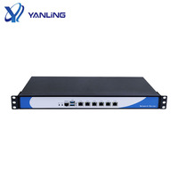 Processeur Intel Core I3 6 Go 1U Routeur Rackmount Écran LCD Nouveau serveur informatique multifonction DDR3 pour pare-feu industriel VPN