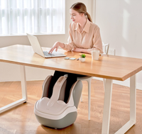 Neue Tapping Deep Kneading Therapie Shiatsu beheizte Luft presse Rolling Vibration Reflex ology Fuß-und Waden massage gerät