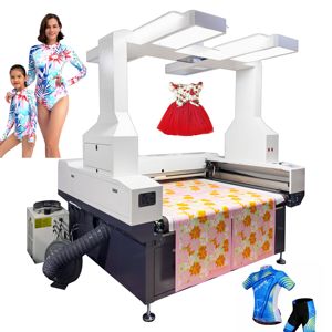 High-Speed Automatic C2O Laser Cutter Garment Textile Fabric Laser Cutting Machine Retail AI Metal Wood Rubber - Product Image 2