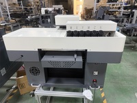 Printer Flatbed DTF Inkjet UV A2 dengan Print Head I3200 Baru untuk Gantungan Kunci, Bola Golf, Casing Ponsel, Lencana, Kaca, dan Pulpen