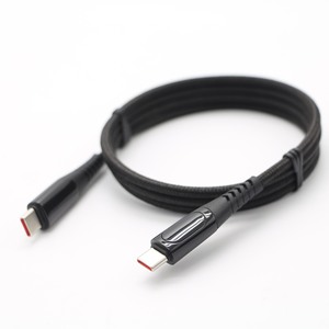 Phổ Loại-C Cáp dữ liệu tốc độ cao 100W USB Type-C hiển thị kỹ thuật số sạc cáp cho sạc nhanh và truyền dữ liệu - Product Image 5