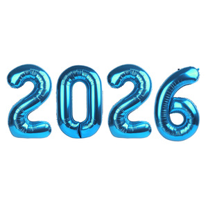 2026 Thiết Kế Mới Tùy Chỉnh 4 cái/bộ 16 Inch 32 Inch 40 Inch 2026 Lá Thư Bóng Đặt Cho Giáng Sinh Năm Mới Đảng Trang Trí - Product Image 4