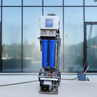 Système RO mobile éco-responsable 1:1 à faible consommation de matériaux, machine à eau pure portable pour les projets de nettoyage de vitres à grande échelle