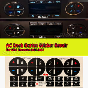 Repuesto de Control de Clima, Piezas Interiores, Adhesivo para Botón de Aire Acondicionado en el Tablero para Tahoe, Suburban, Avalanche, Silverado, Yukon - Product Image 1
