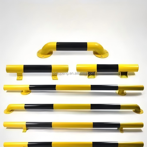 Dissuasore a U in Acciaio, Barriera di Sicurezza Anti-collisione per Parcheggi, Superficie Riflettente ad Alta Intensità, Zincato a Caldo - Product Image 5