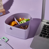 Déjeuner sans Bpa Boîte à bento écologique à la pastèque Récipient de stockage hermétique en plastique pour aliments