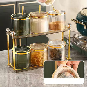 Juego de Recipientes Herméticos para Almacenamiento de Alimentos, de Acrílico, para Azúcar, Sal y Condimentos - Product Image 3