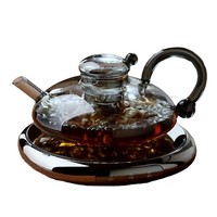 Théière en verre, appareil à faire du thé, séparation eau-thé, cuisinière électrique en céramique, service à thé de luxe léger