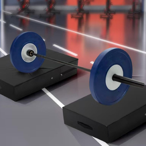 Tapis de sol de gym en caoutchouc noir antidérapant, durable, épaisseur 15 mm, pour protection et amortissement sportif - Product Image 4