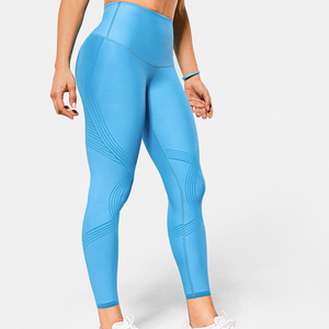 Venta al por mayor pantalones de yoga Push Up ropa deportiva Fitness entrenamiento apretado mármol Leggings cuerpo esculpir Leggings - Product Image 2