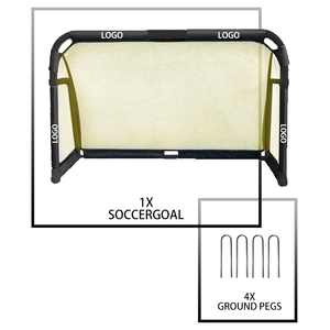 Usine Directe Personnalisable 5*3 Pieds Buts <span class=keywords><strong>De</strong></span> <span class=keywords><strong>Football</strong></span> En Aluminium Équipement <span class=keywords><strong>De</strong></span> Cour Pliable Sans Assemblage - Product Image 3