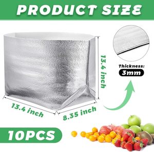 Borsa da <span class=keywords><strong>asporto</strong></span> per cibo caldo veloce per consegna cibo personalizzata borsa termica isolata togo per bevande fredde surgelate - Product Image 2