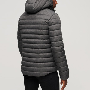 Veste matelassée pour homme à coupe décontractée, conçue pour la vie quotidienne, offrant une sensation de chaleur, un port confortable et un look décontracté simple - Product Image 3