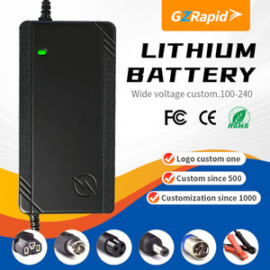 Cargador de Batería de Alta Calidad 72V20Ah, Cargador de Bicicleta Eléctrica 48V para Scooter Eléctrico, Dos Lámparas, Batería de Plomo-Ácido - Product Image 3