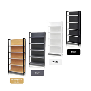 Tùy chỉnh có thể điều chỉnh tháo rời siêu thị Gondola kệ hoặc cửa hàng Kệ bán lẻ cửa hàng hiển thị Rack với thiết kế 3D - Product Image 5