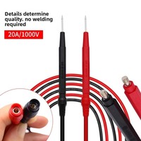 Sondes de test détachables en cuivre 20A/1000V pour multimètre, 16-en-1, 22-en-1, type à assemblage fileté, pointes de sonde de haute qualité sans soudure