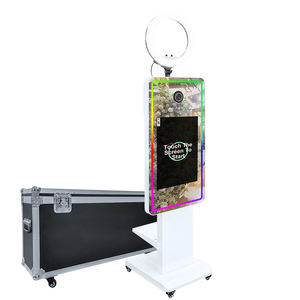 Cabine Fotográfica Espelho Selfie Inteligente Preta de 21,5 polegadas com Tela Sensível ao Toque, Impressora e Câmera - Product Image 5