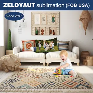 ZELOYAUT Sublimation Hot Sale Custom White Rectangle Pillow Covers 30*50cm 100%polyester Short Plush Wholesale