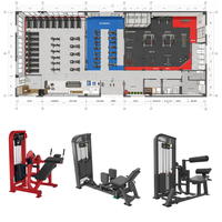 Équipement de musculation professionnel de haute qualité pour salle de sport, extension dorsale et entraîneur abdominal