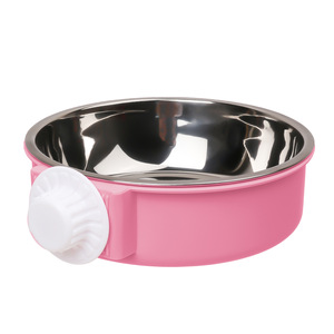 Comedero y Bebedero para Mascotas de Acero Inoxidable, Tazón Colgante para Perros, Contenedor de Agua y Comida - Product Image 1