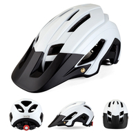 Casque avec visière solaire amovible, équipement de vélo, de descente, vtt, pour cyclisme de montagne