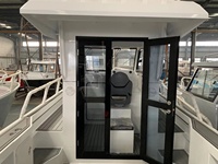 Bateau de pêche de luxe de 9m, cabine centrale en Aluminium, yacht avec promenade à vendre