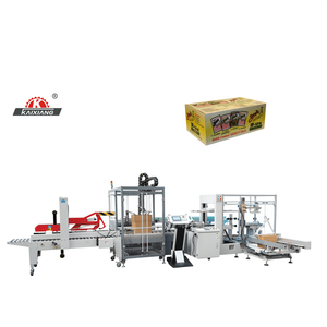 KXZ-600 Potato Chips/corn Flakes Carton Packing Machine Carton Wrapping Machine