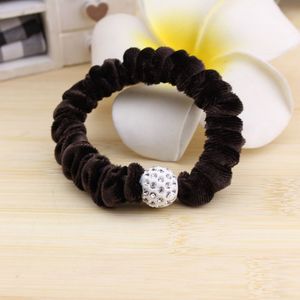 Coleteros de Terciopelo con Cuentas de Diamantes de Imitación, Colores Variados, Alta Elasticidad, Uso Casual - Product Image 3