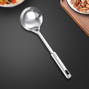 Stainless Steel Spatula And Ladle Set Long Handle Heat Resistant Kitchen Tools For Hot Pot Soup Stir Fry Cooking - Product Image 5