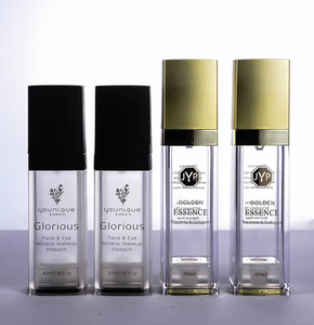 40-60ml acrylic cho rõ ràng trong suốt nhựa chăm sóc da dầu mỹ phẩm và cho tinh chất bao bì chai không có không khí với bơm kem dưỡng da - Product Image 6