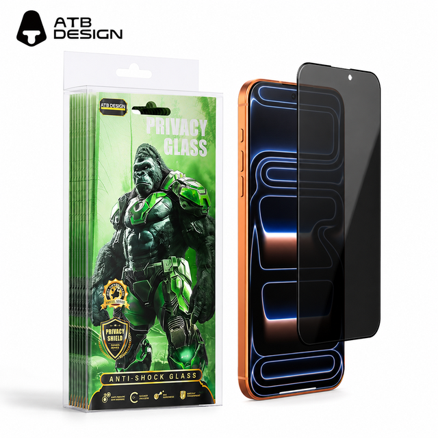 Wholesale 9H Privacy Tempered Glass Screen Protector 0.33mm Anti-Scratch Full Cover for iPhone 16 17 18 Mobile Glass