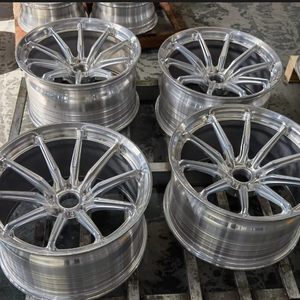 GRAYFOX Custom Brush Polish 2 pièces 17 18 -22 pouces 5x112 5x120 pour <span class=keywords><strong>BMW</strong></span> F30 G80 <span class=keywords><strong>E46</strong></span> G83 X5M M5 Audi Jantes en alliage forgé - Product Image 5