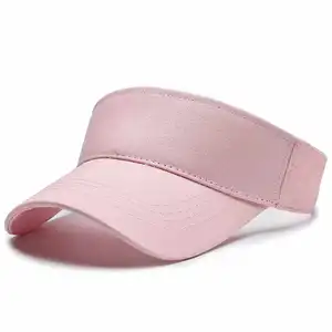 Tùy chỉnh Top Level có thể điều chỉnh Golf hat thể thao ngoài trời Sun Visor mũ unisex cotton Sun visors